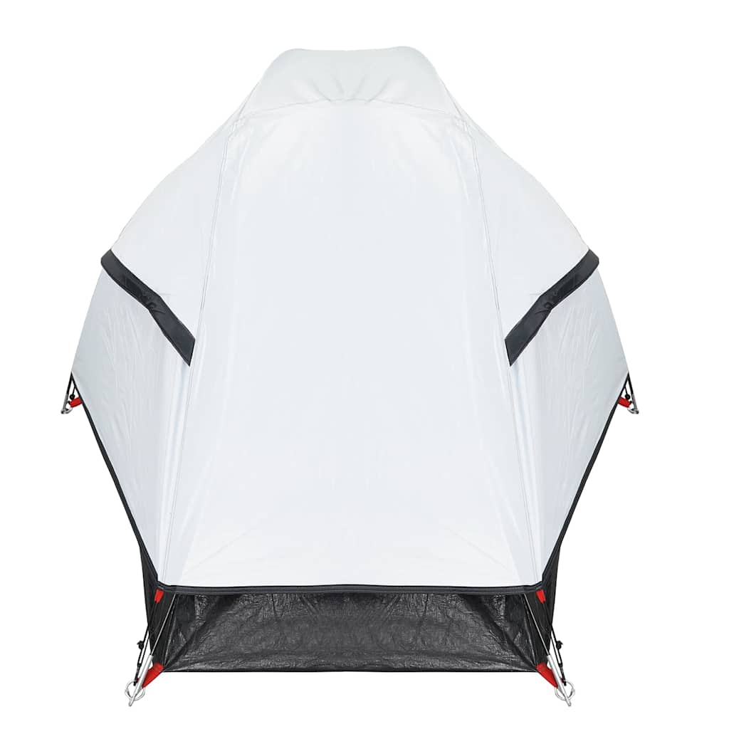 Tenda de campismo cúpula p/ 1 pessoa opaca impermeável branco