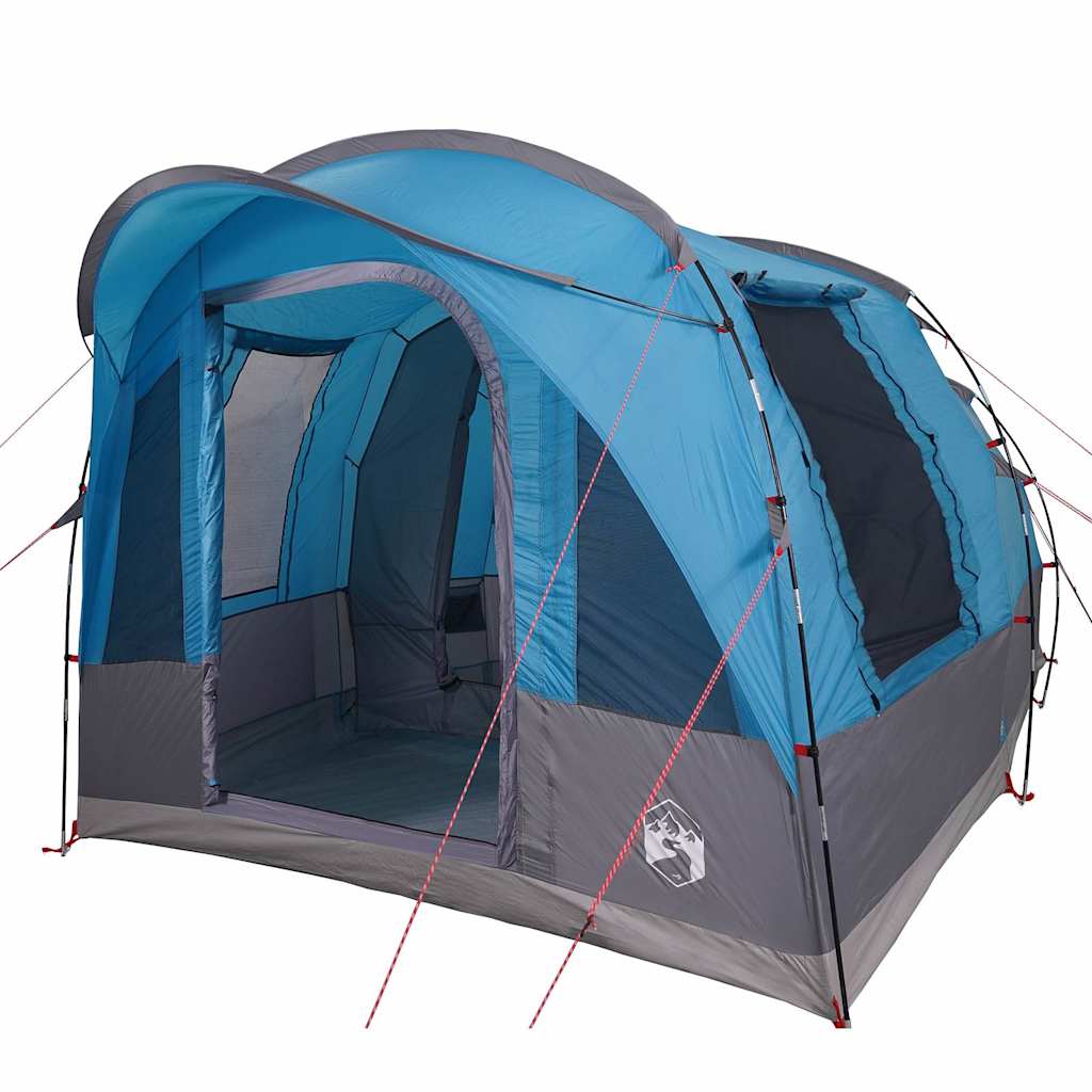 Tenda de campismo túnel para 3 pessoas impermeável azul