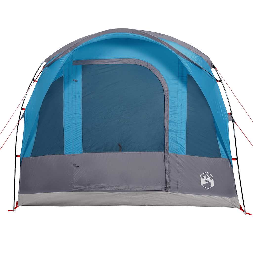 Tenda de campismo túnel para 3 pessoas impermeável azul
