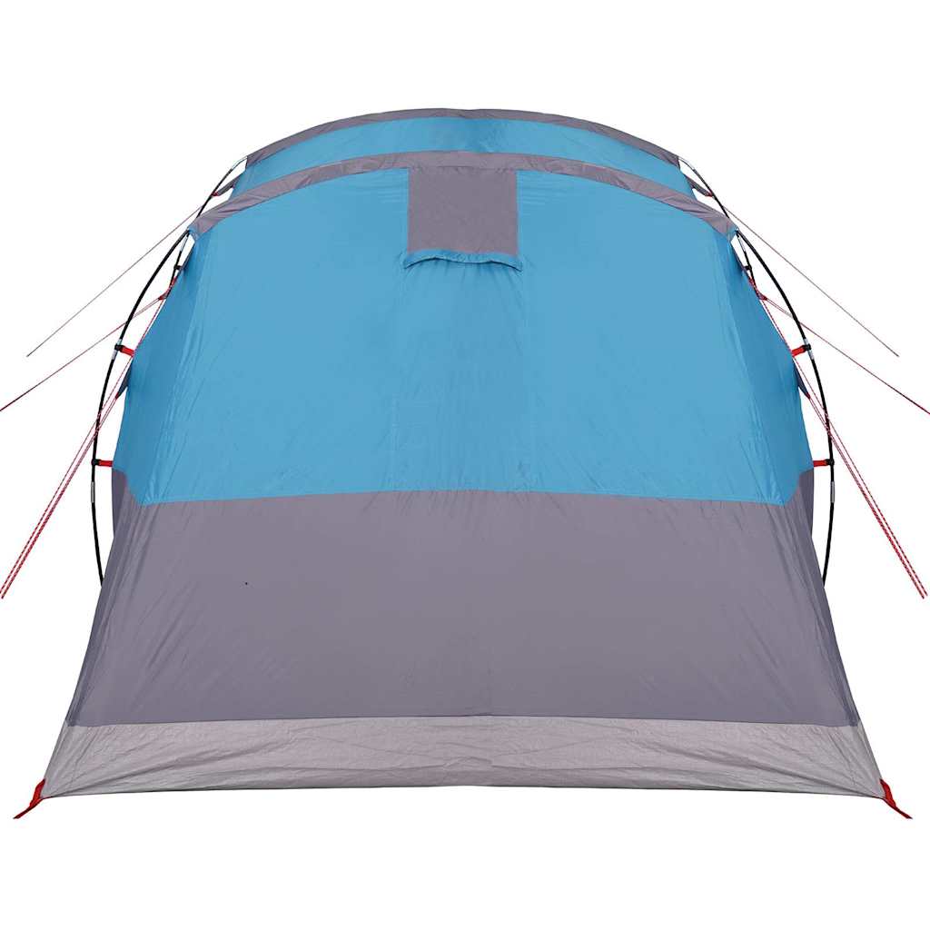 Tenda de campismo túnel para 3 pessoas impermeável azul