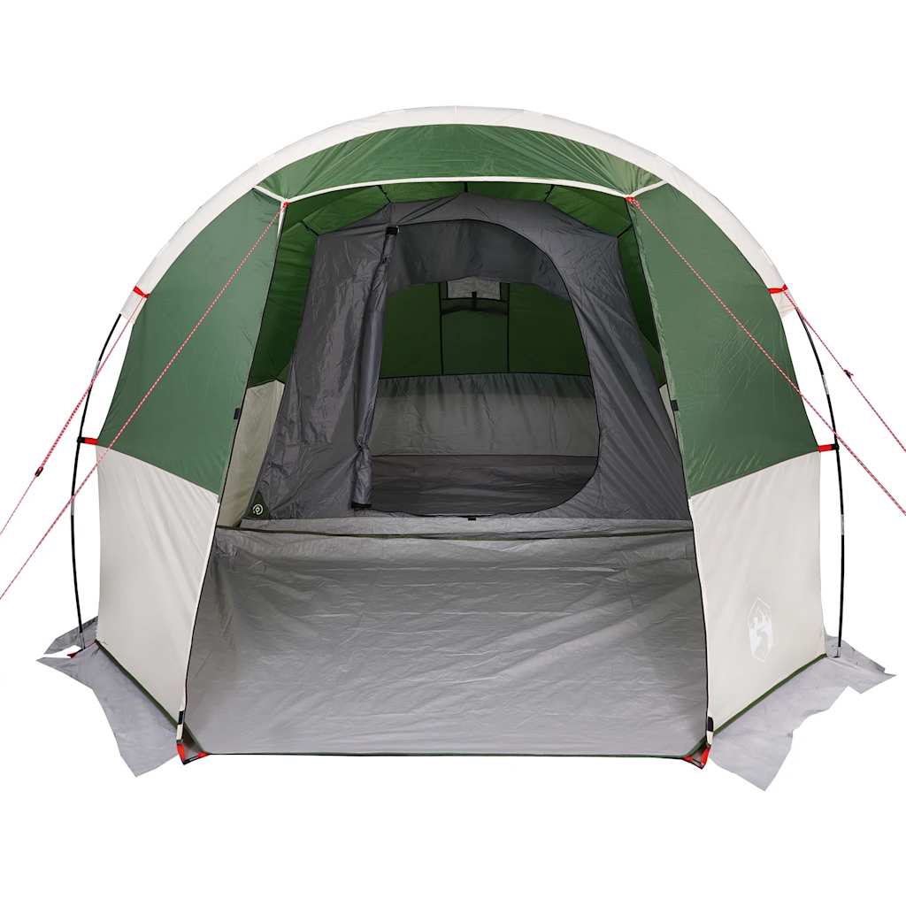 Tenda de campismo túnel para 4 pessoas impermeável verde