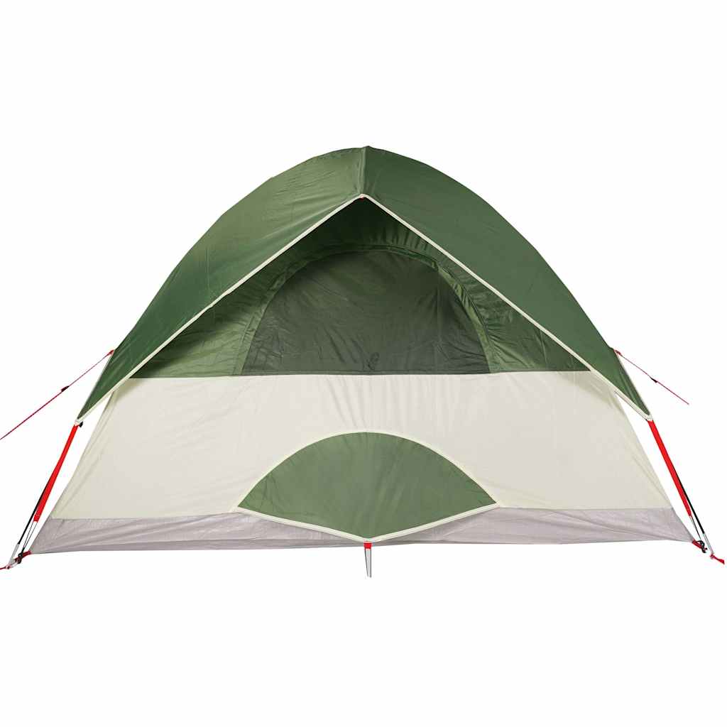 Tenda de campismo cúpula para 2 pessoas impermeável verde