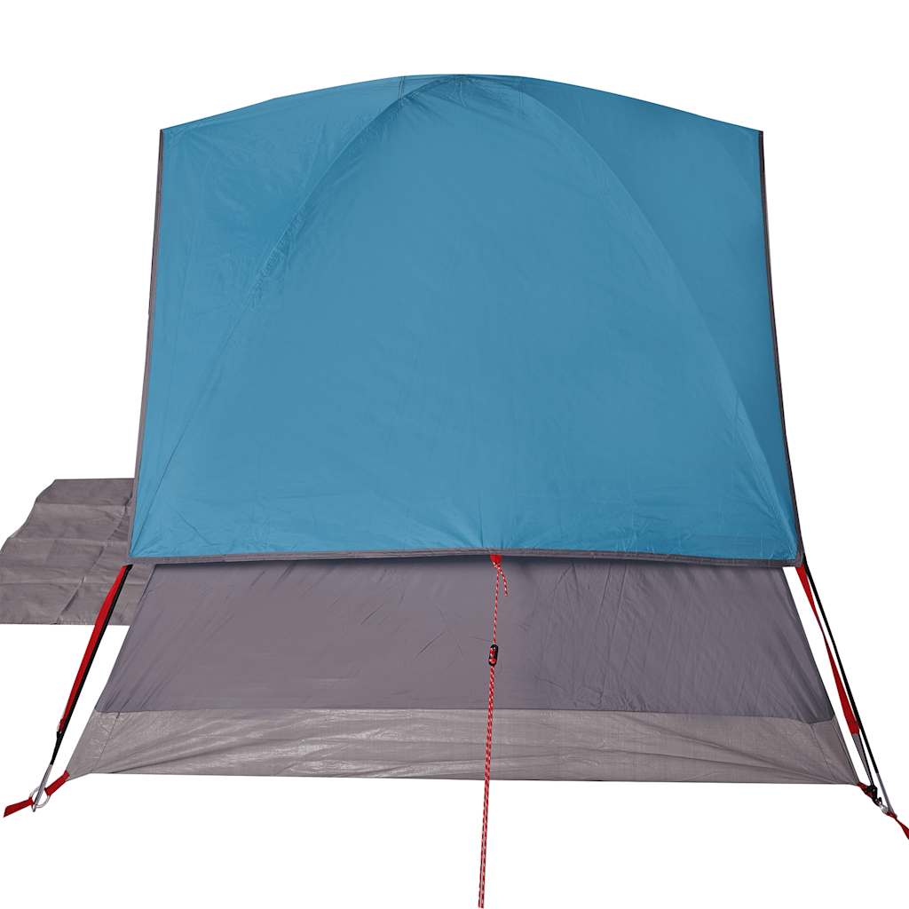 Tenda de campismo cúpula para 3 pessoas impermeável azul