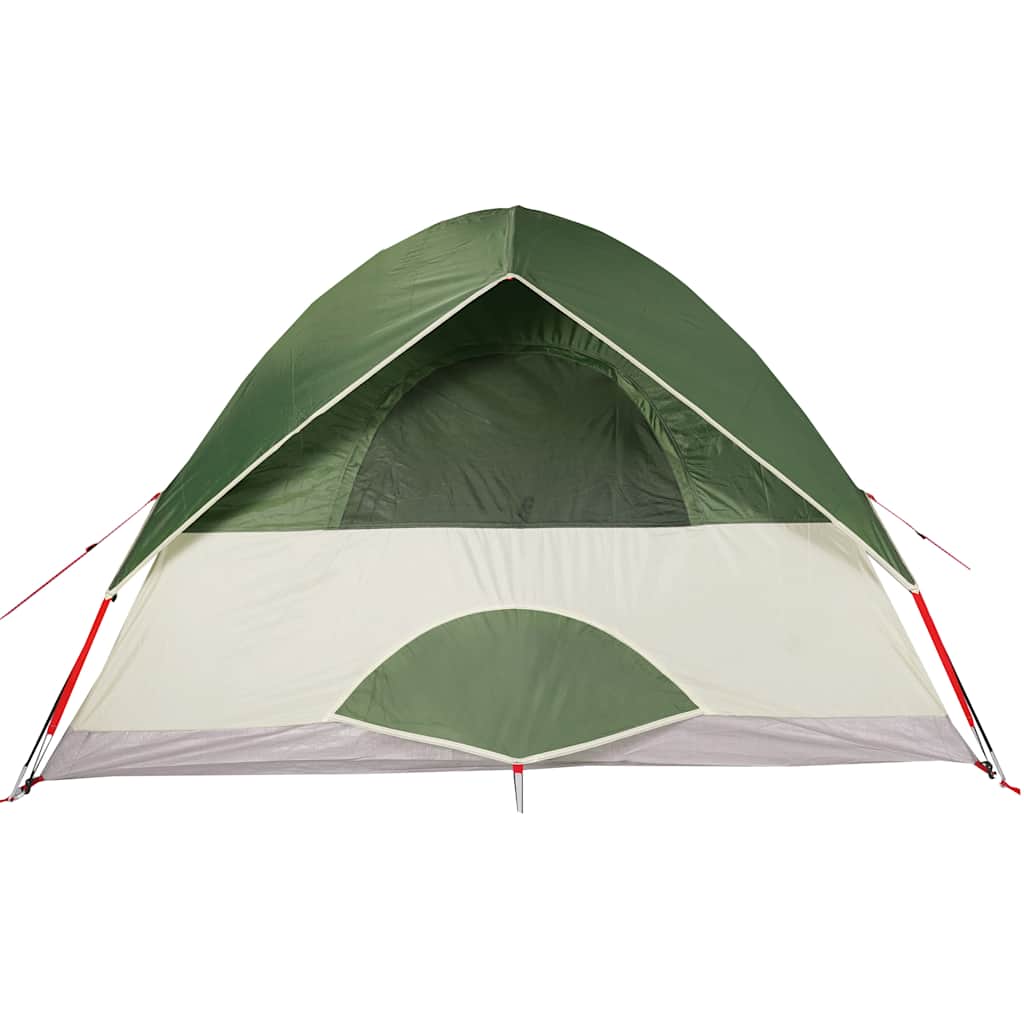 Tenda de campismo cúpula para 4 pessoas impermeável verde