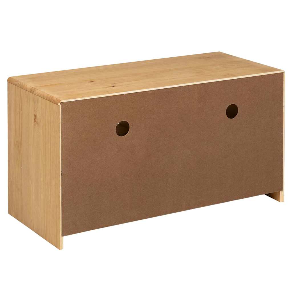 Móvel de TV SAUDA 99x43x55 cm madeira pinho maciça cor carvalho