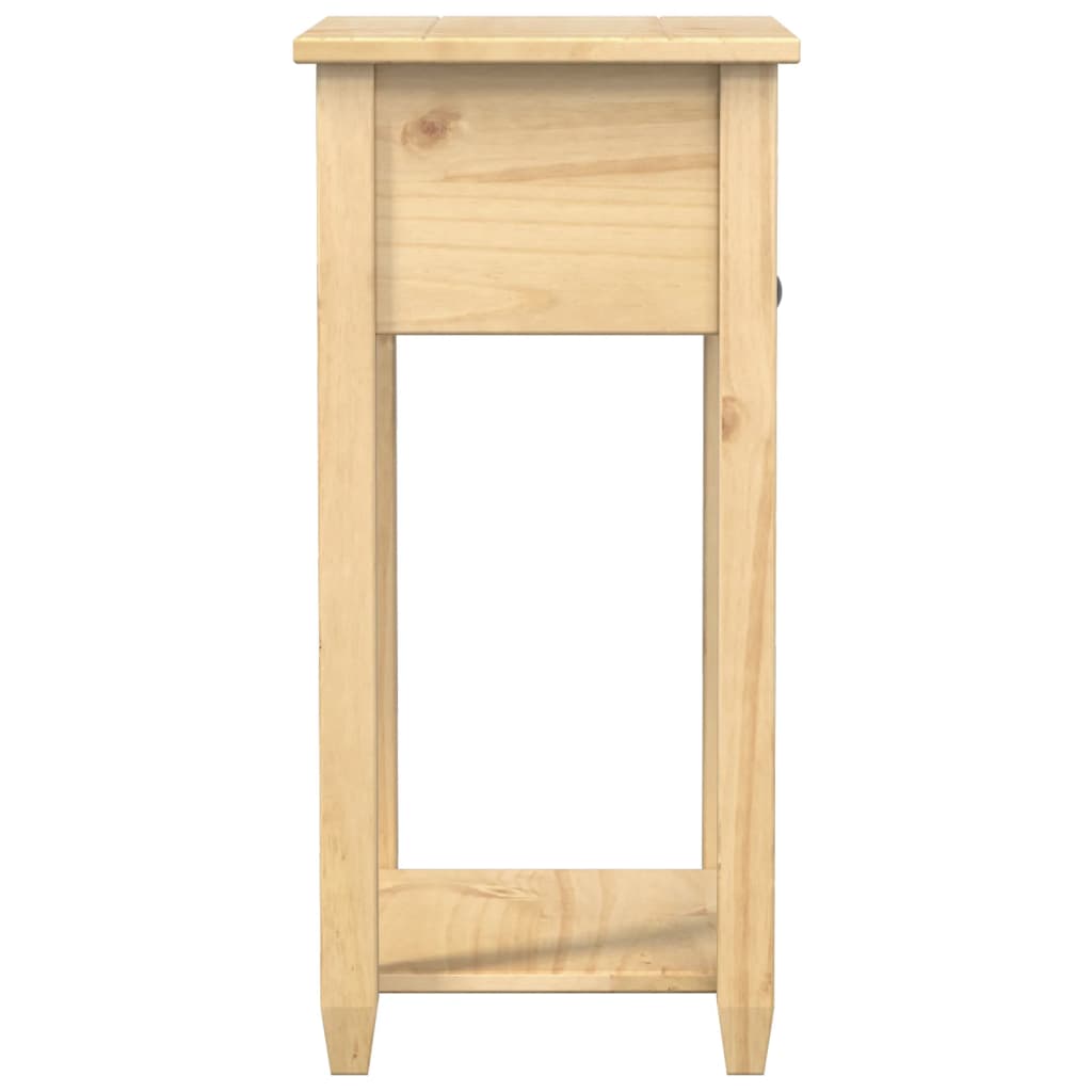 Mesa consola Corona 55x35x73 cm madeira de pinho maciça