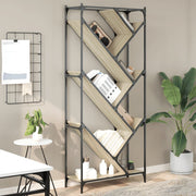 Estante 79x30x180 cm derivados de madeira/metal carvalho sonoma