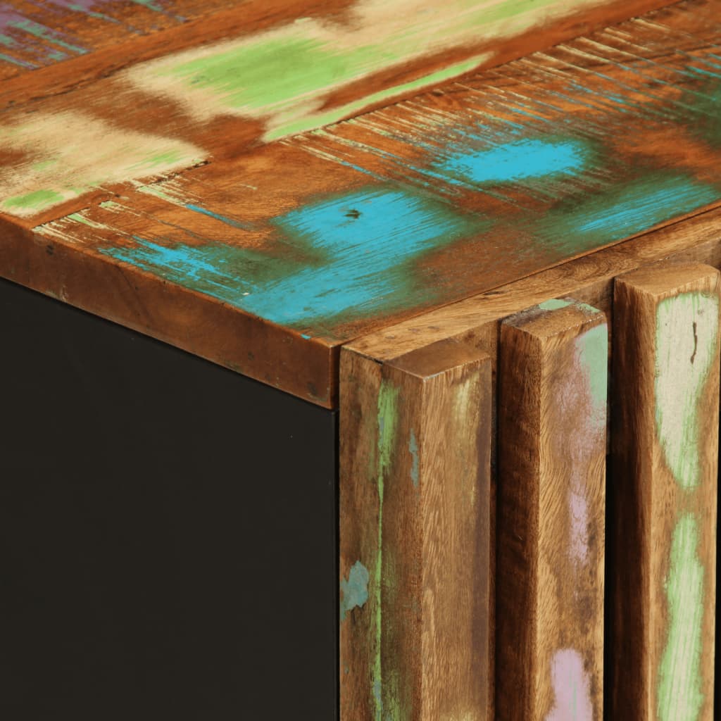 Mesas de cabeceira 2 pcs 40x34x46 cm madeira recuperada maciça