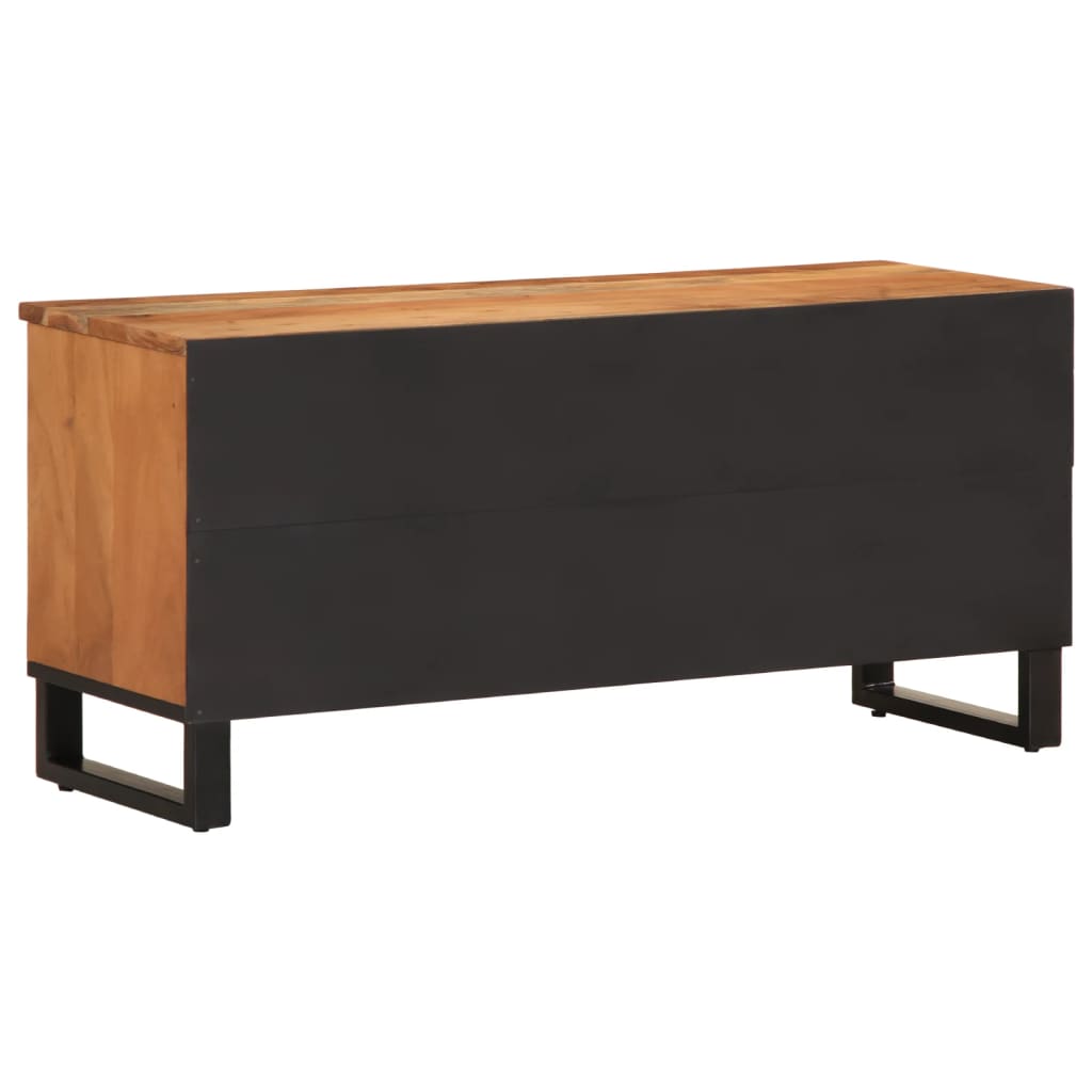 Móvel de TV 100x34x46 cm madeira de acácia maciça