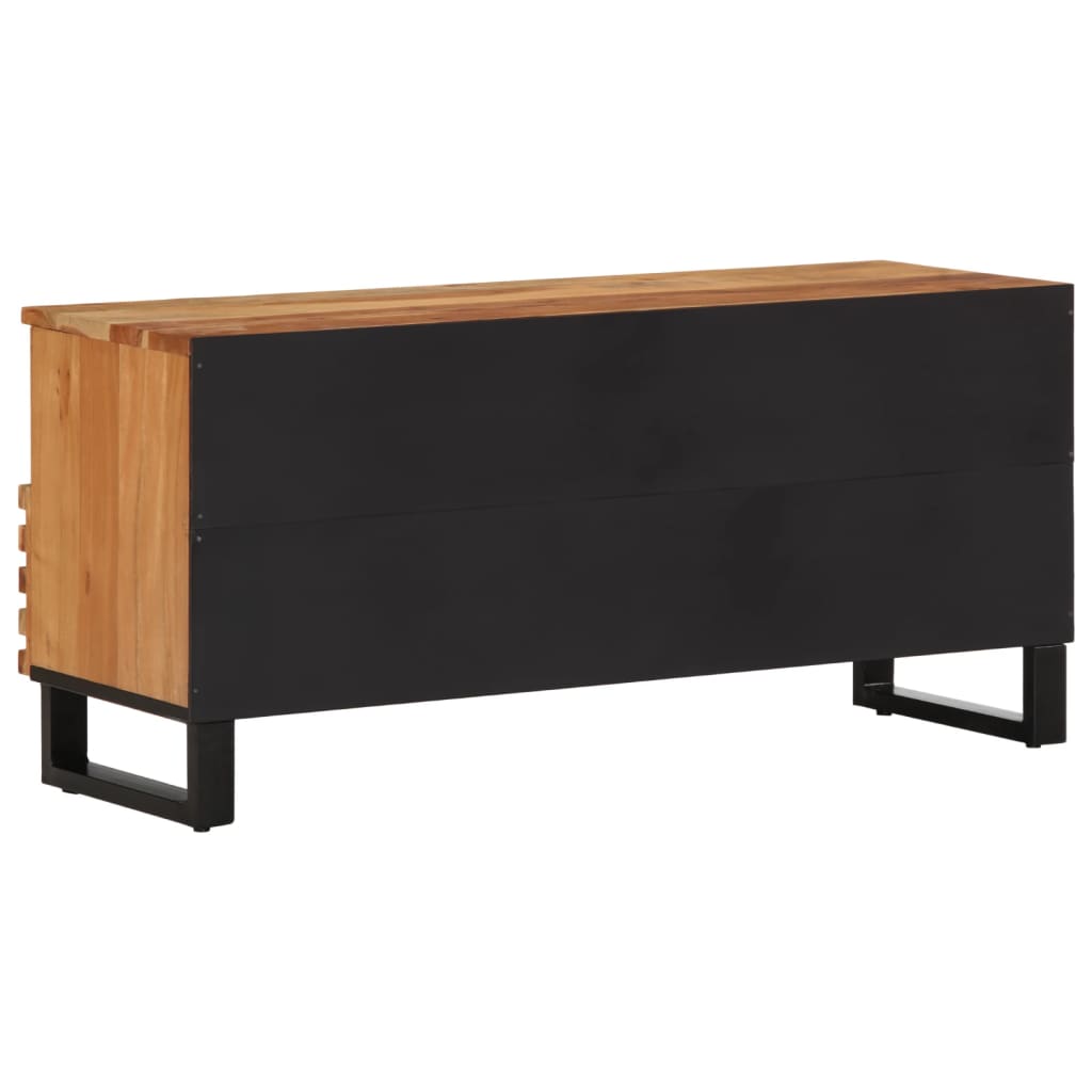 Móvel de TV 100x34x46 cm madeira de acácia maciça