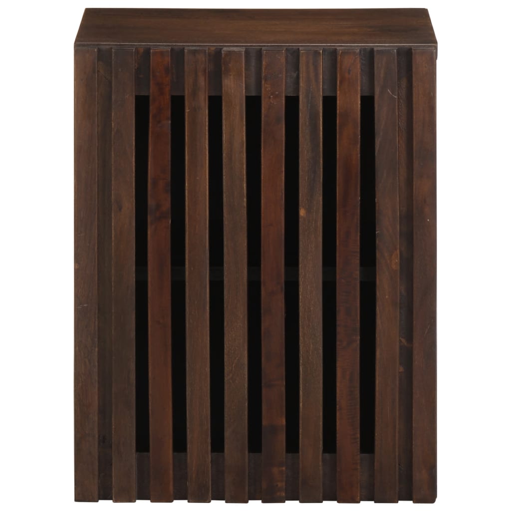 Armário de parede p/ casa de banho mangueira maciça castanho