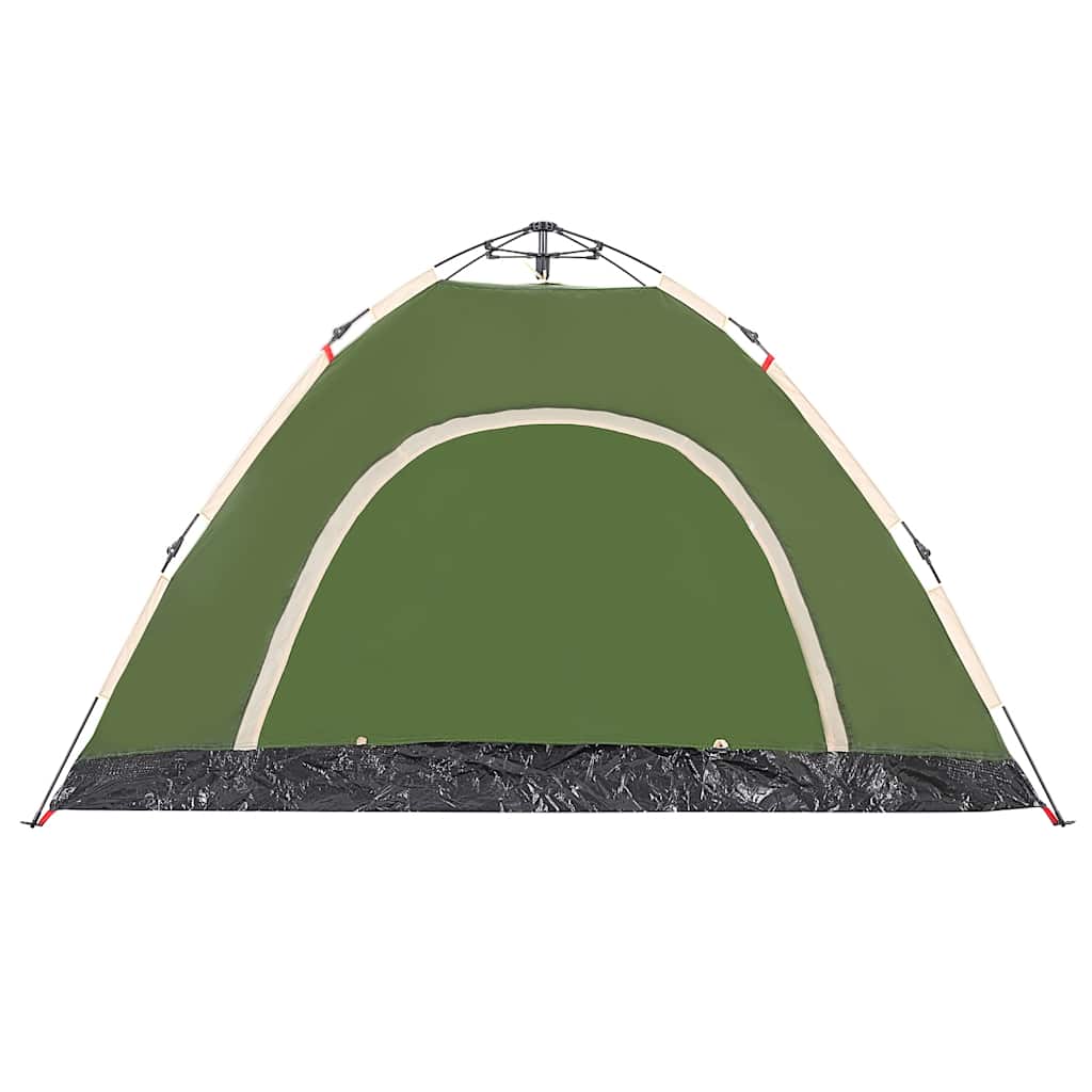 Tenda de campismo para 4 pessoas libertação rápida verde