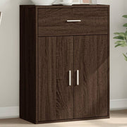 Aparador 60 x 30 x 84 cm derivados de madeira carvalho castanho