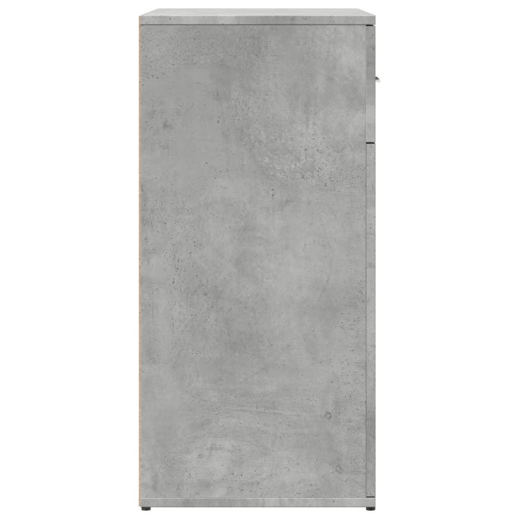 Aparador 79x38x80 cm derivados de madeira cinzento cimento