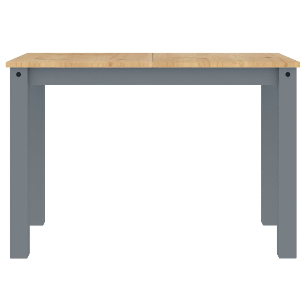 Mesa de jantar Panama 117x60x75 cm pinho maciço cinzento