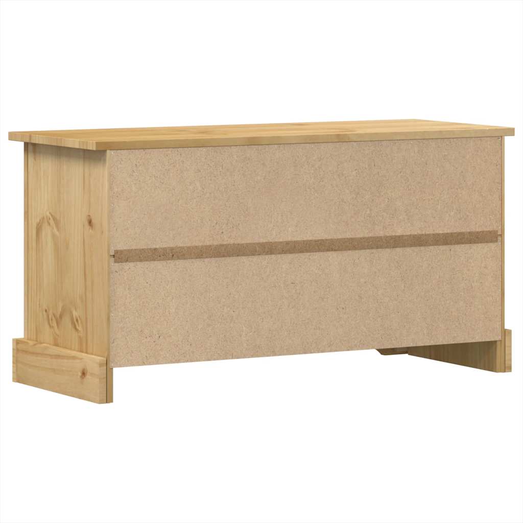 Móvel de TV Corona 100x40x52 cm madeira de pinho maciça
