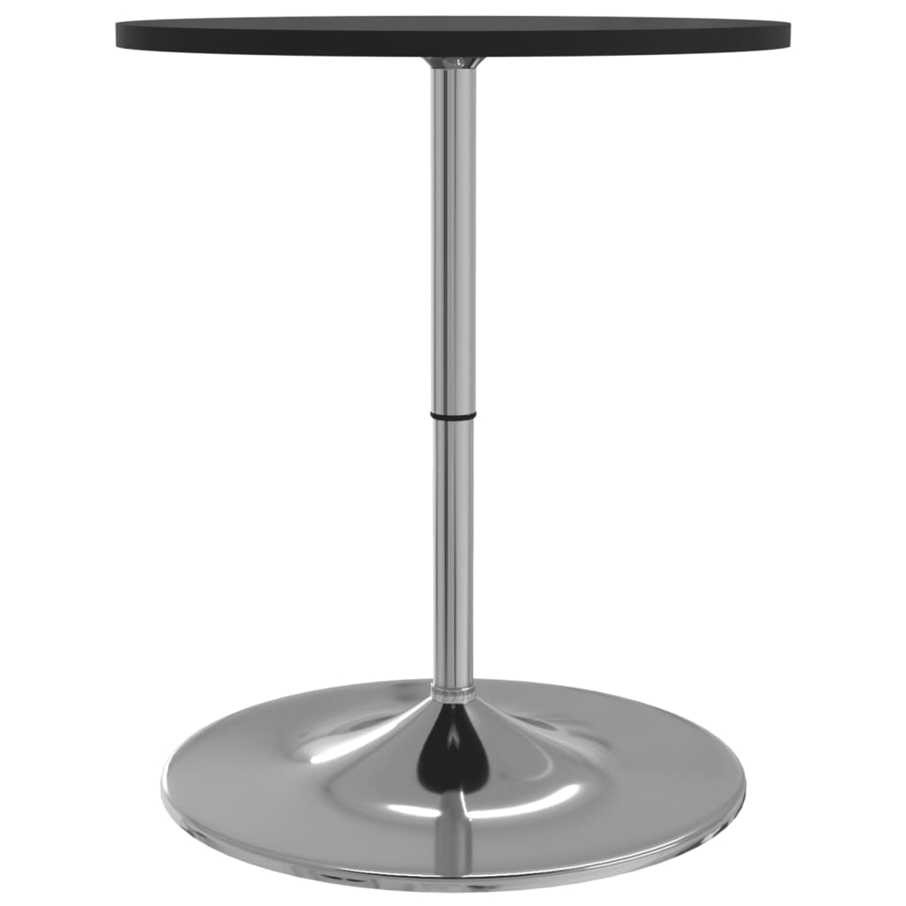Mesa de bar 60x60x90 cm derivados de madeira/aço cromado preto
