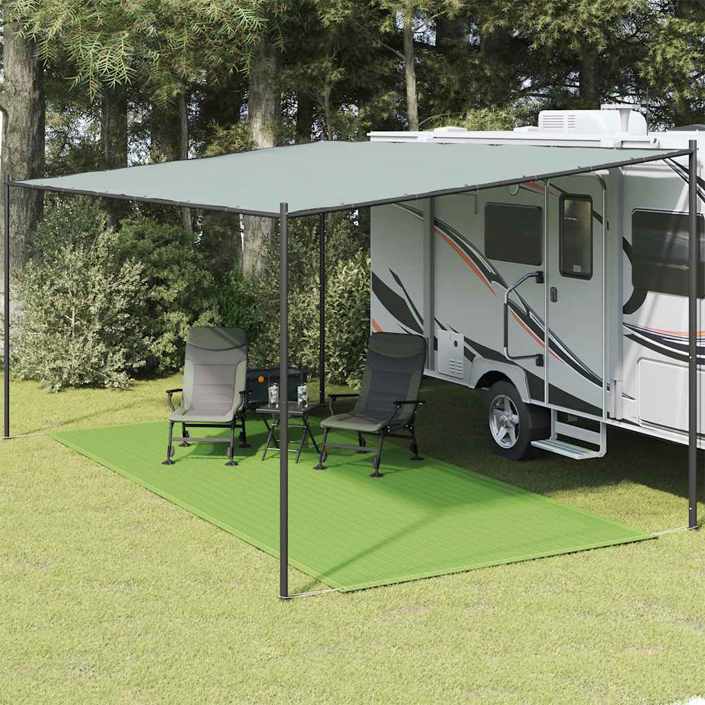 Tapete de campismo para tenda 250x500 cm PEAD verde-claro