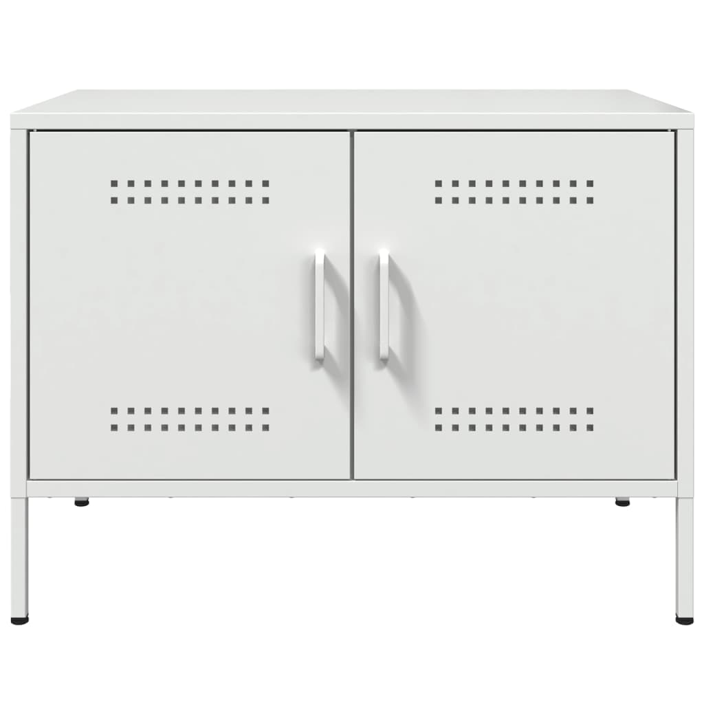 Móvel de TV 68x39x50,5 cm aço branco
