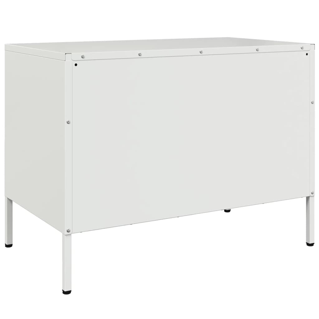 Móvel de TV 68x39x50,5 cm aço branco