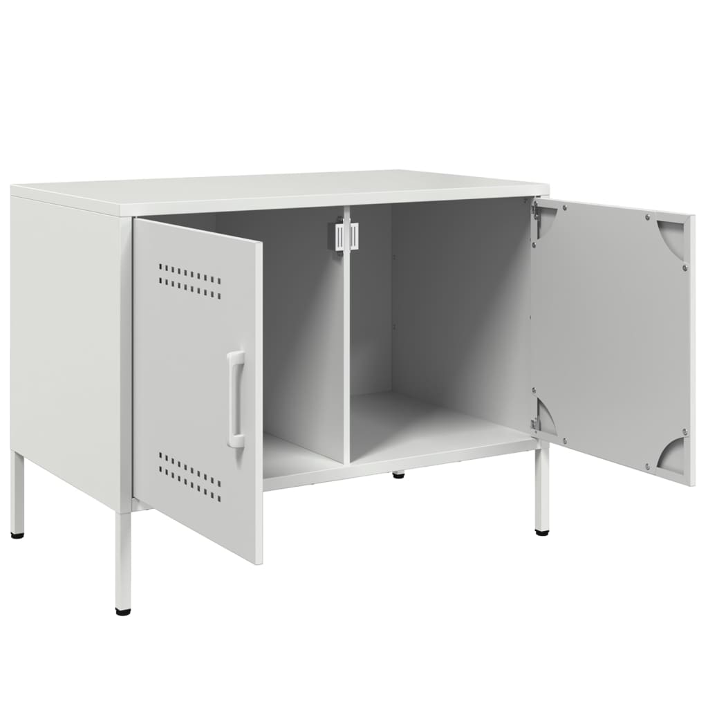 Móvel de TV 68x39x50,5 cm aço branco