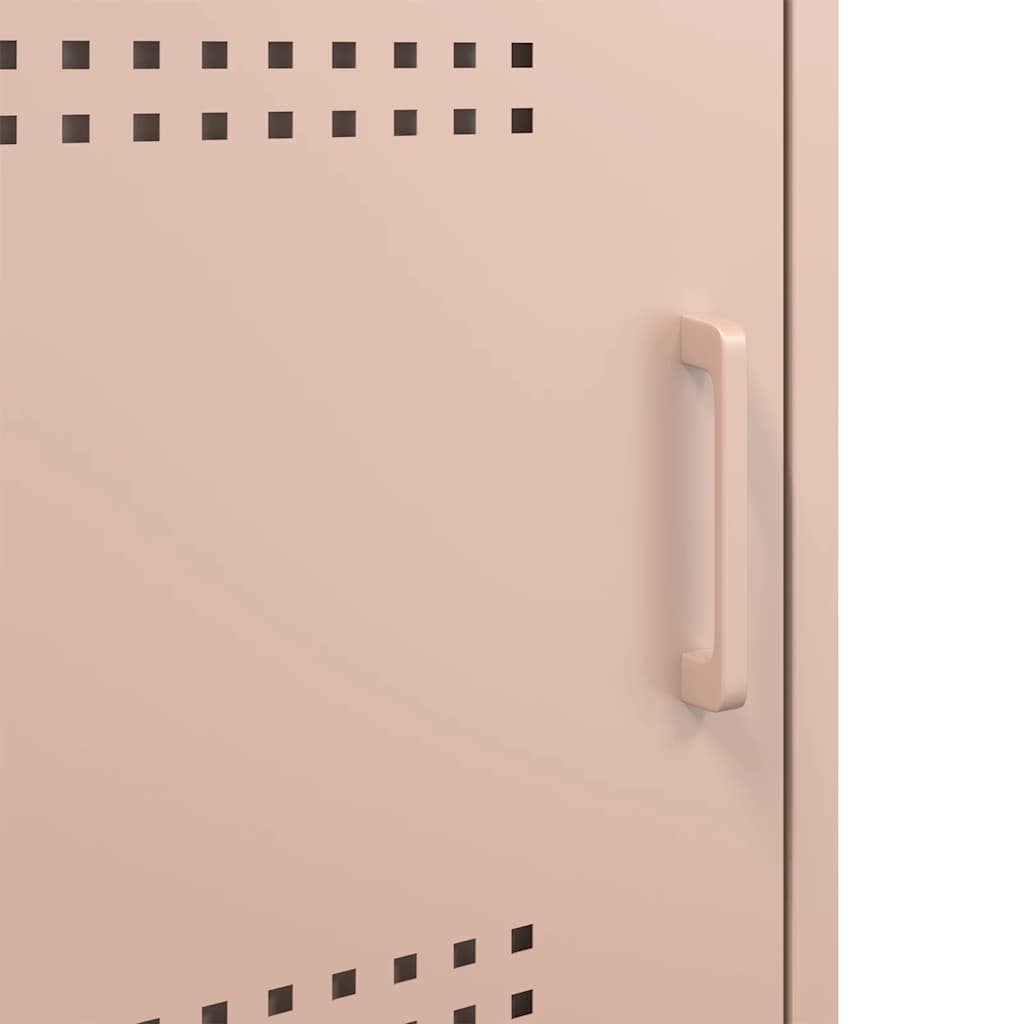 Móvel de TV 100,5x39x50,5 cm aço rosa