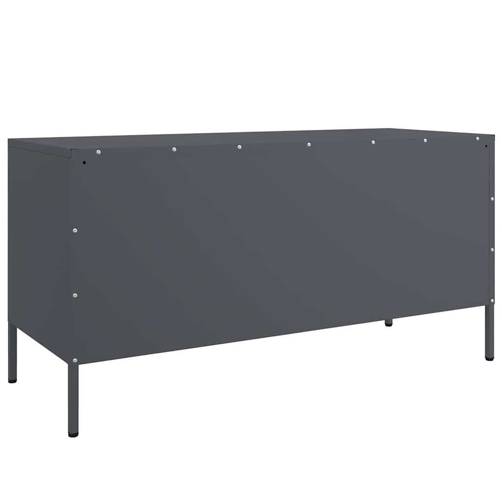 Móvel de TV 100,5x39x50,5 cm aço antracite