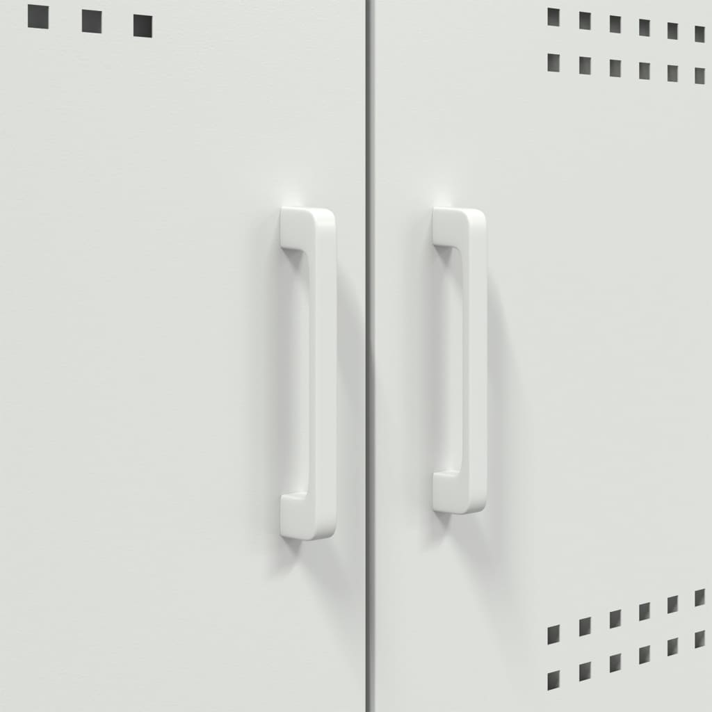 Móvel de TV 68x39x50,5 cm aço branco