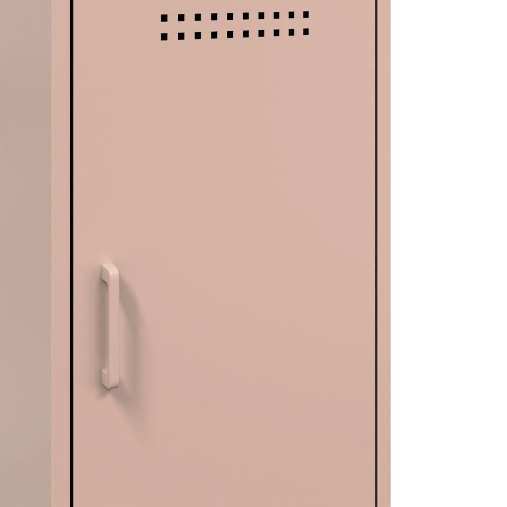 Aparador 36x39x79 cm aço rosa