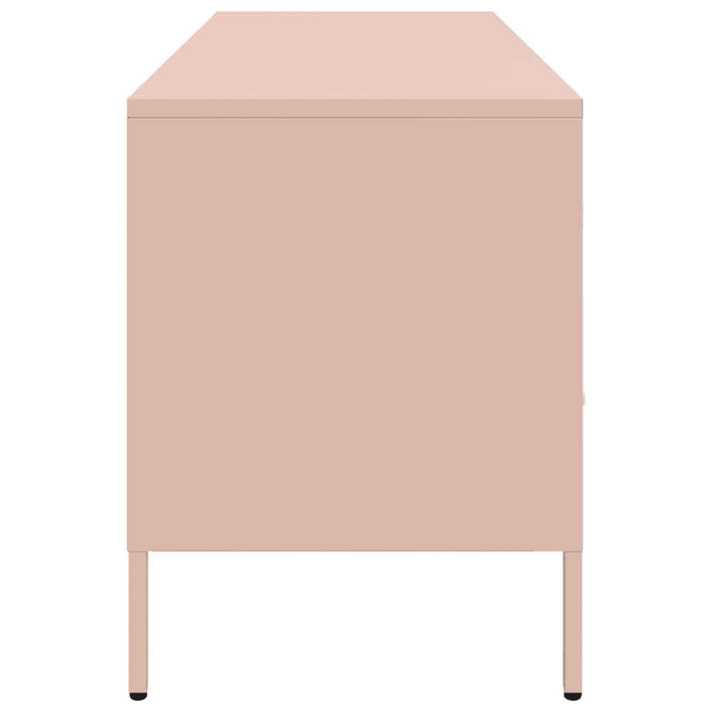 Móvel de TV 100,5x39x50,5 cm aço rosa