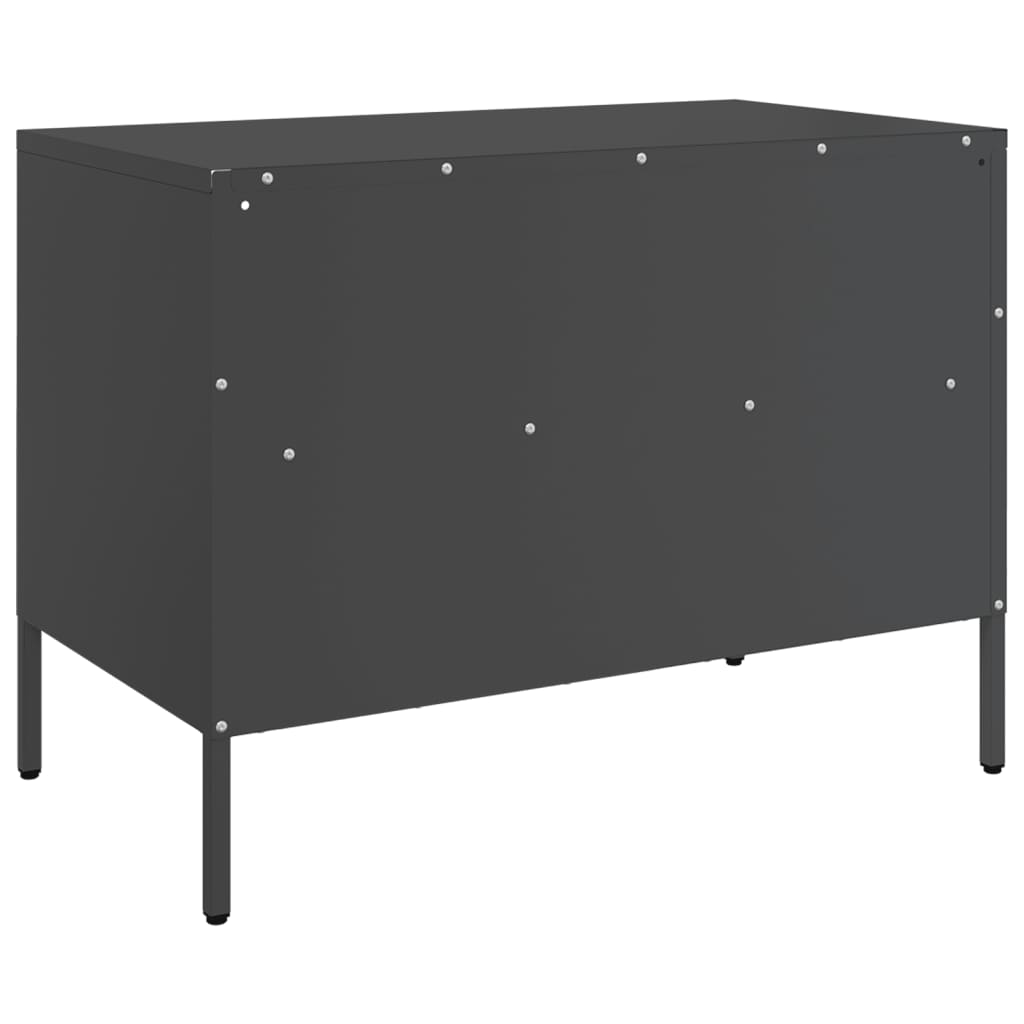 Móvel de TV 68x39x50,5 cm aço preto
