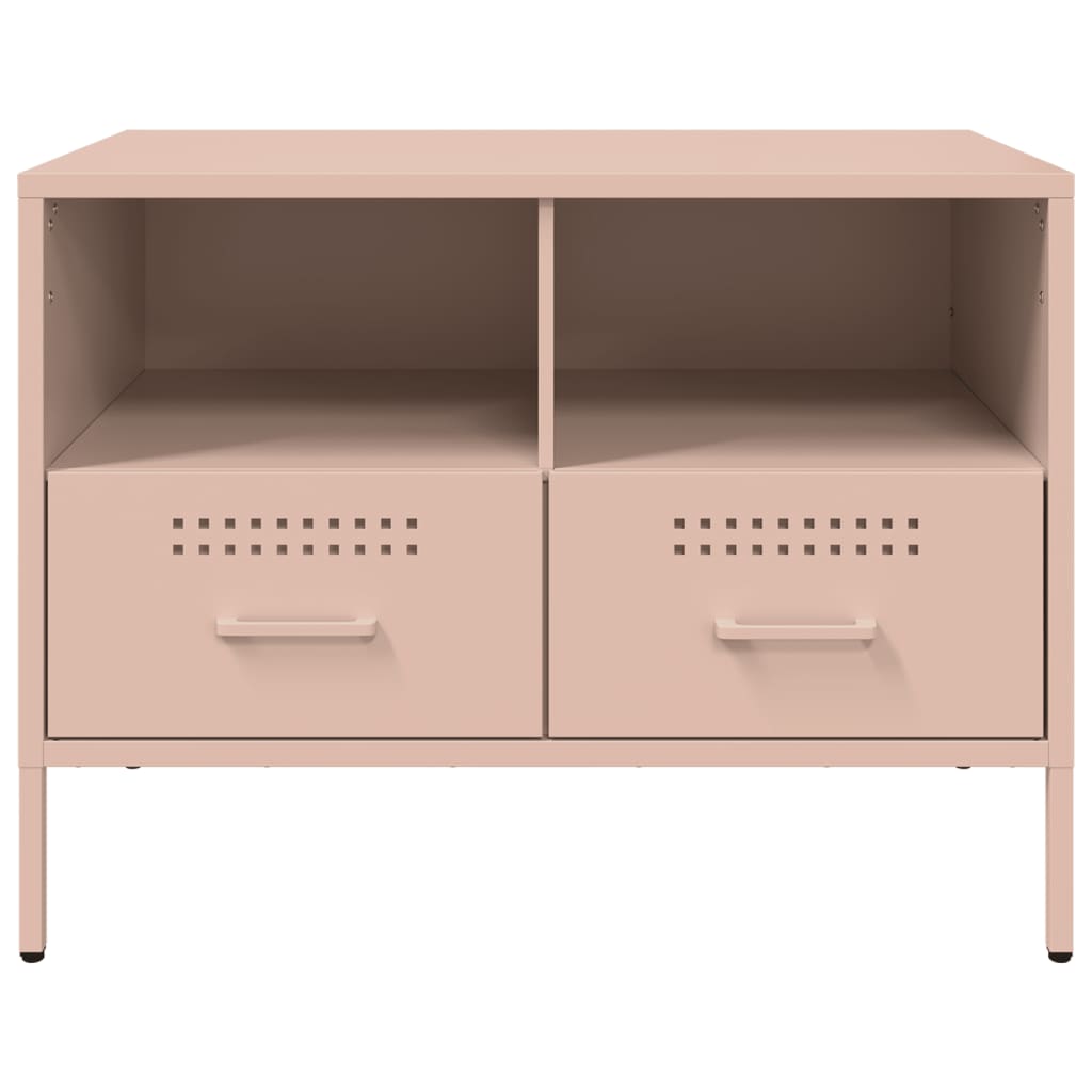 Móvel de TV 68x39x50,5 cm aço rosa
