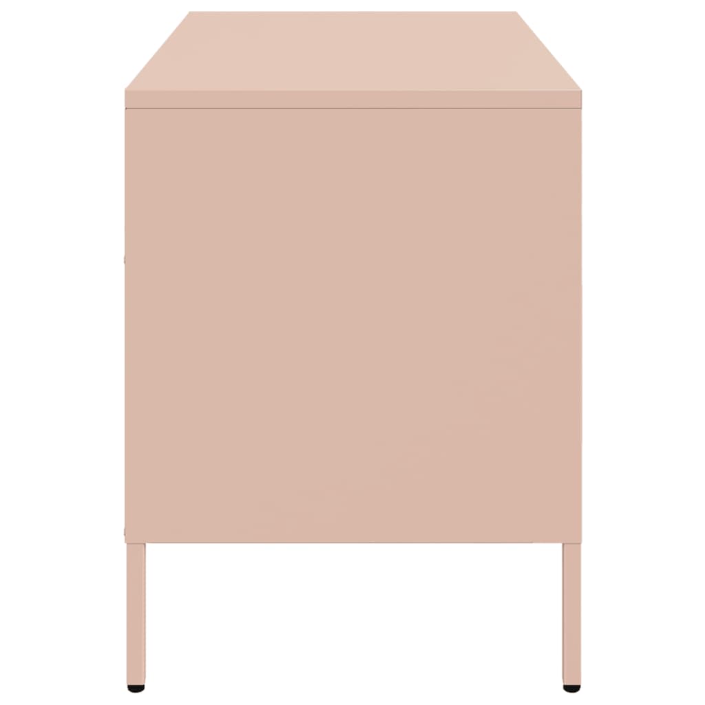 Móvel de TV 68x39x50,5 cm aço rosa