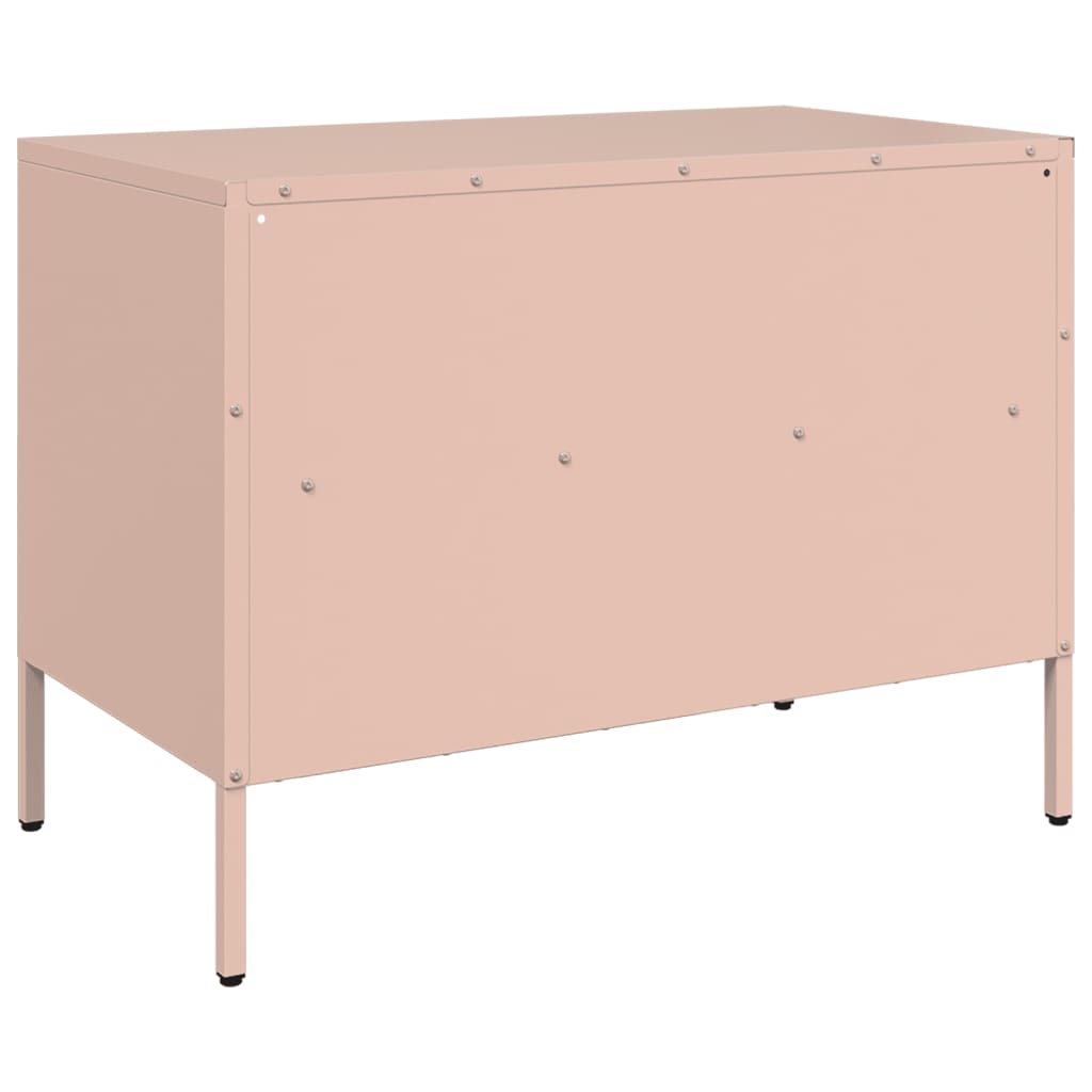 Móvel de TV 68x39x50,5 cm aço rosa