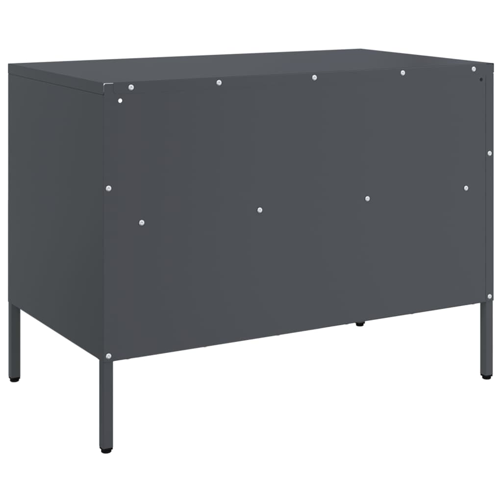 Móvel de TV 68x39x50,5 cm aço antracite