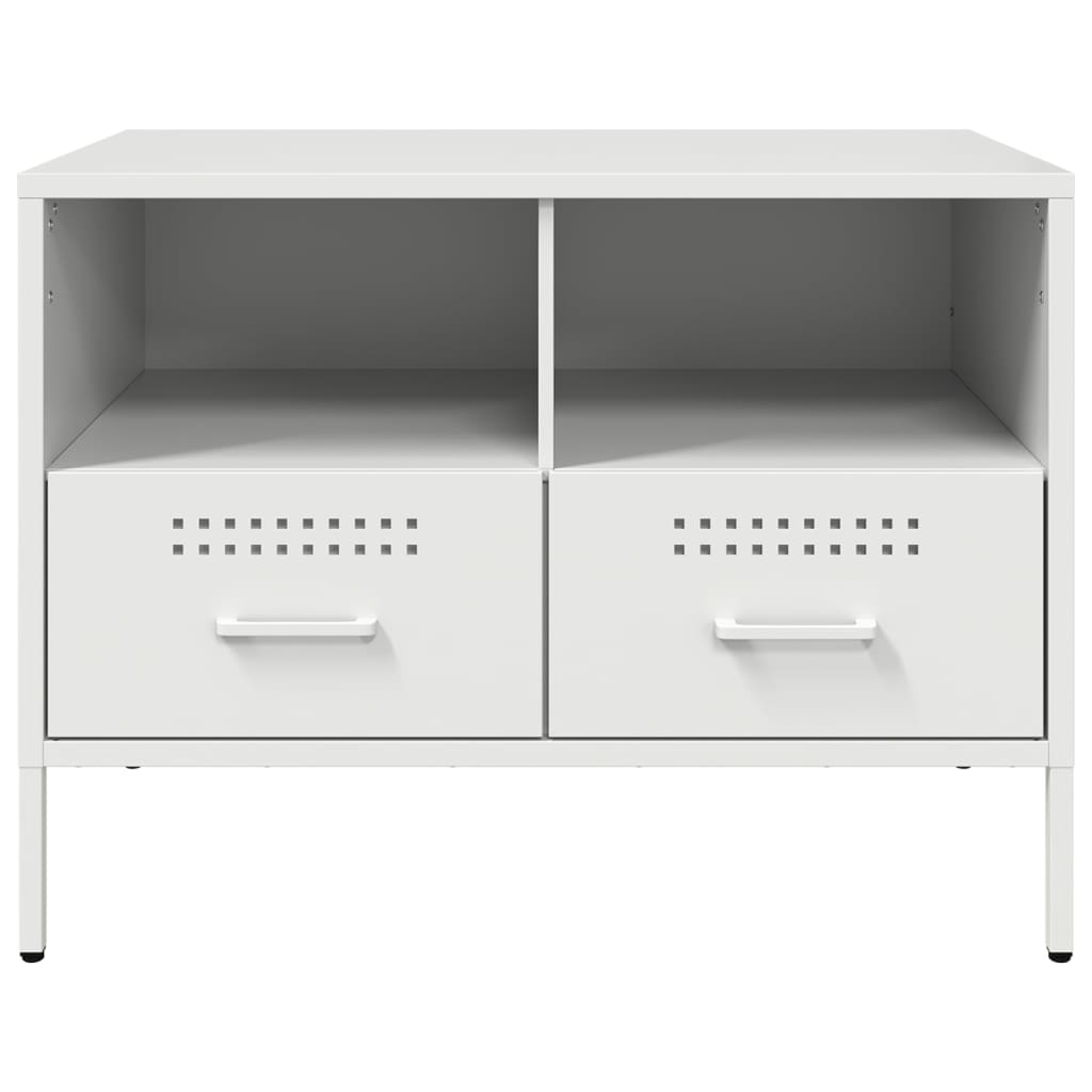Móvel de TV 68x39x50,5 cm aço branco