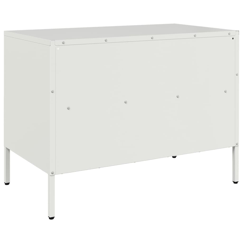 Móvel de TV 68x39x50,5 cm aço branco