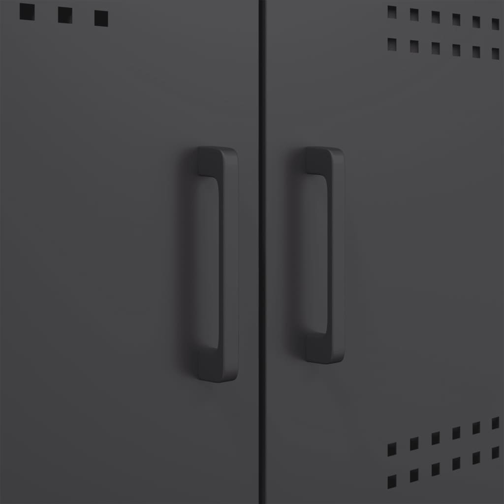 Aparador 100,5x39x79 cm aço preto