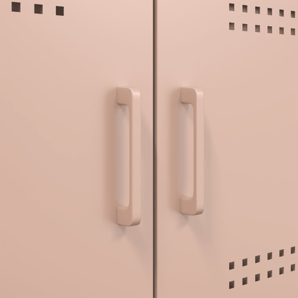 Aparador 100,5x39x79 cm aço rosa