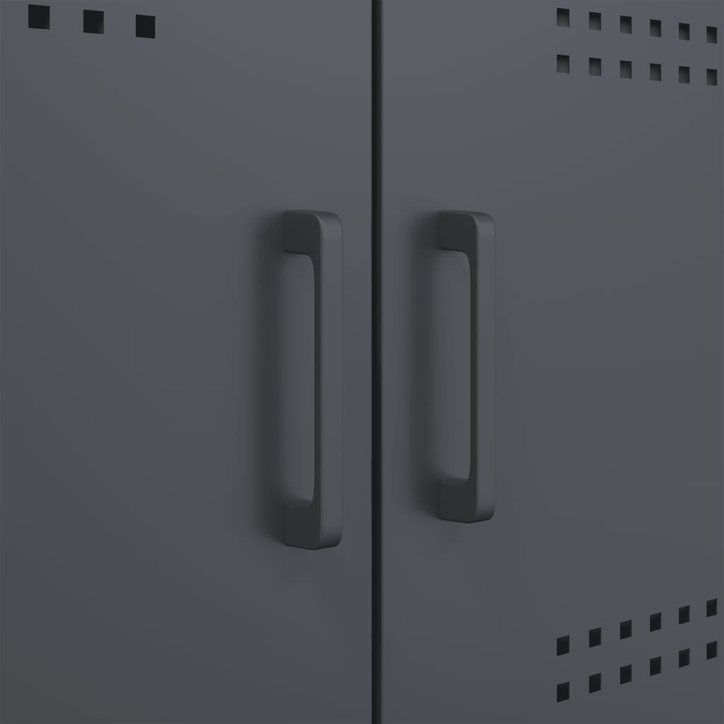 Aparador 100,5x39x79 cm aço antracite