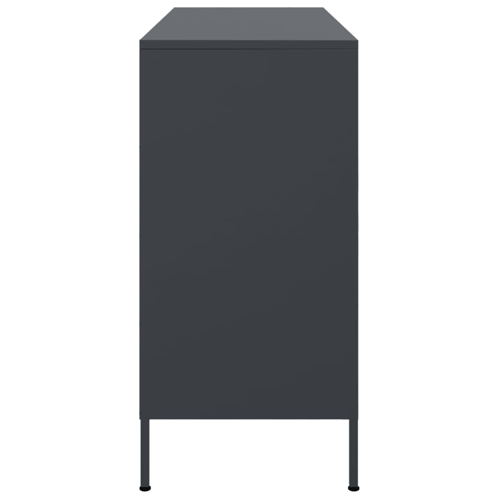Aparador 100,5x39x79 cm aço antracite