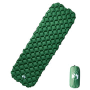 Colchão de campismo insuflável 1 pessoa 190x58x6 cm verde