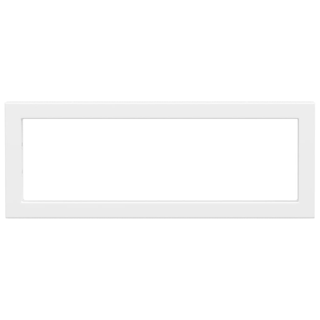 Suportes de prateleira p/ lavatório 2 pcs aço retangular branco