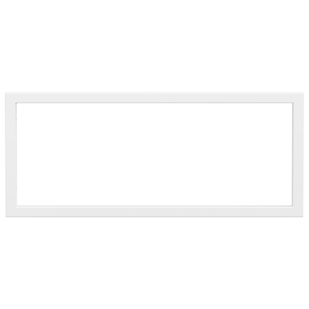 Suportes de prateleira p/ lavatório 2 pcs aço retangular branco