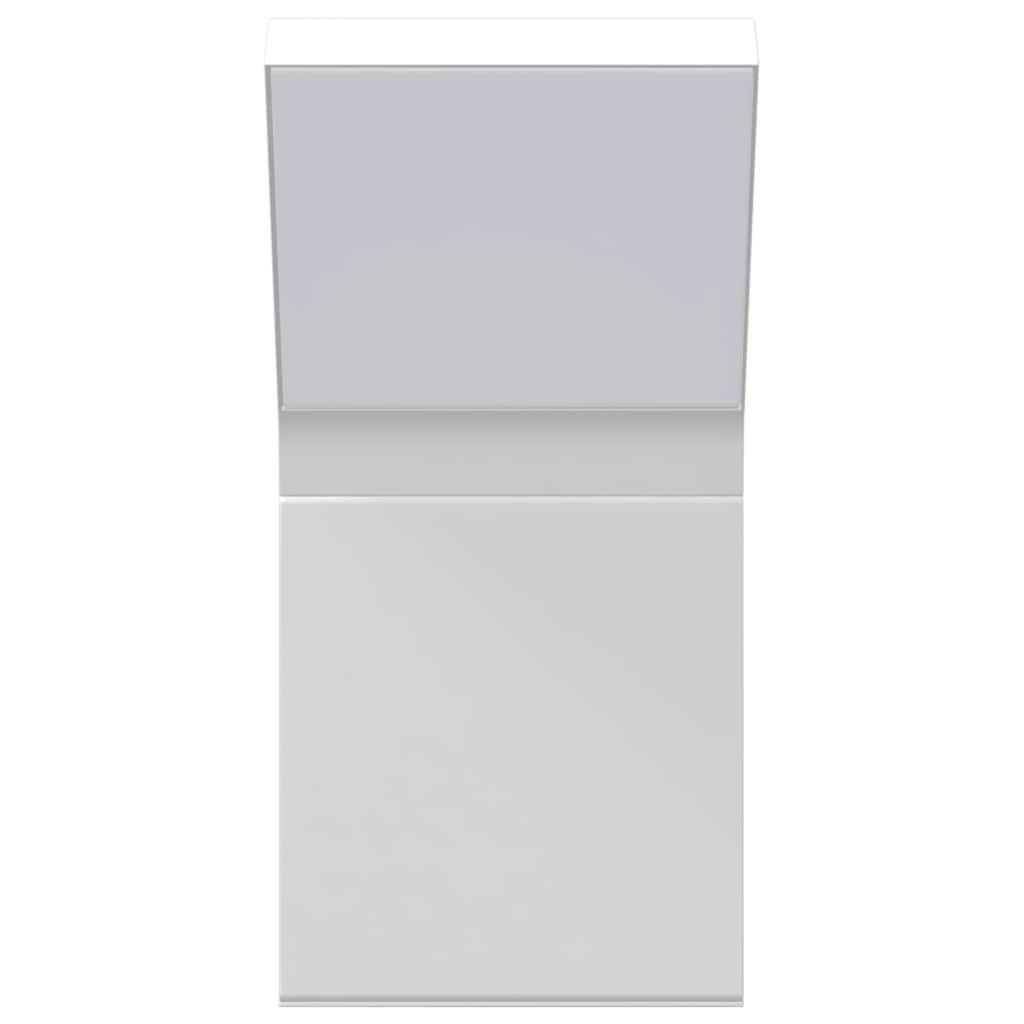 Candeeiros parede LED p/ exterior 2 pcs alumínio fundido branco