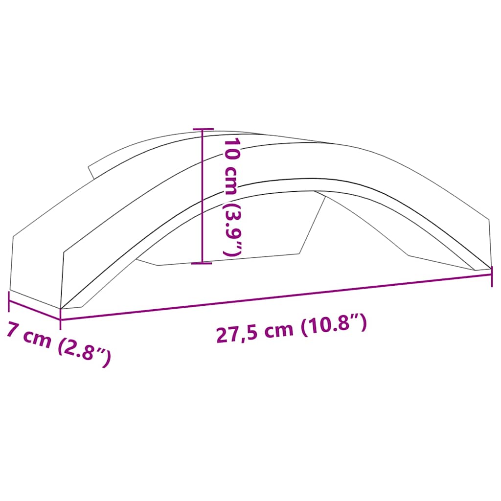 Candeeiros parede LED p/ exterior 2 pcs alumínio fundido preto
