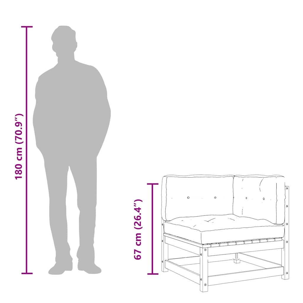 Sofá de 3 lugares 210 cm tecido cinza-escuro