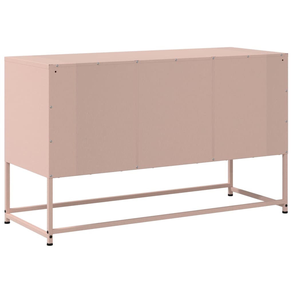 Móvel de TV 100,5x39x60,5 cm aço rosa