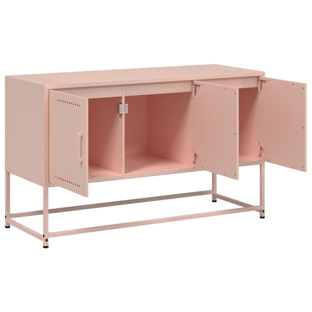 Móvel de TV 100,5x39x60,5 cm aço rosa