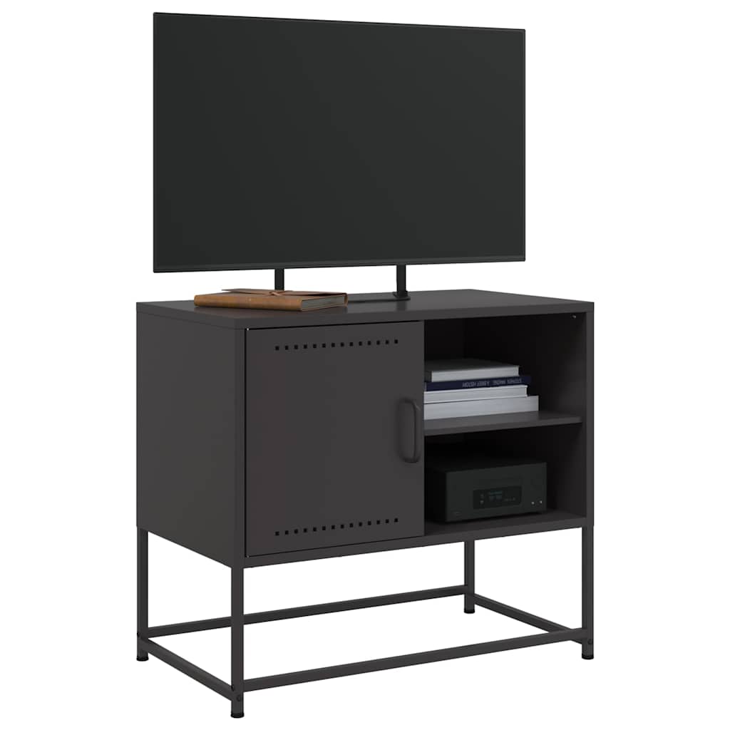 Móvel de TV 68x39x60,5 cm aço preto